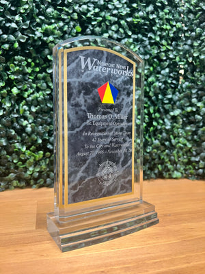 Marbleized Acrylic Award
