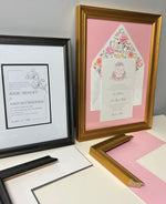 Wedding Invitation Framed