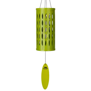 lime green bamboo wind chime 