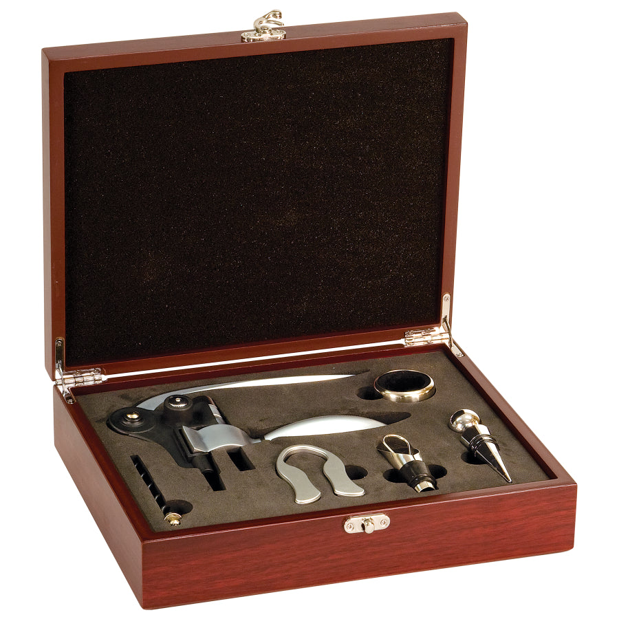 
            
                Load image into Gallery viewer, open case of 5 piece wine tool gift set
            
        
