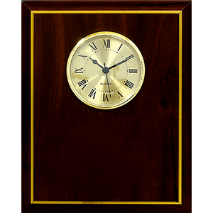 
            
                Load image into Gallery viewer, Cherry Finish Clock Plaque
            
        